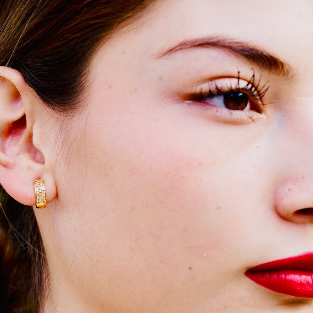 Elegant Gold Hoop Earrings